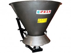 Salt- sand spreader with stainless steel tank of 500 liter, tractor PTO version