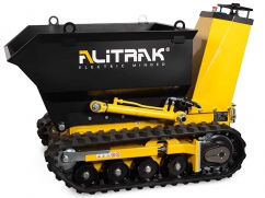 Electric dumper DCT-300 H on crawler tracks and a load capacity of 450 kg