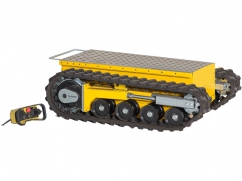 Electric loading platform DCT-350 on crawler tracks and a load capacity up to 450 kg - with remote control