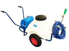 Sprayer on wheels - pump 12 Volt - 70 liter