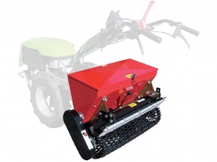 Seeder 75 cm - roller 77 cm - capacity 37 liters - for two-wheel tractor - trailled version
