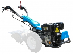 Motocultor 413S met dieselmotor Emak K9000 elek. start - basismachine zonder wielen en bakfrees
