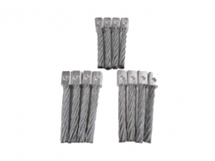 Set of 3x 4 bundles of steel braided wire - WKB 660 H PRO