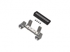 Special towbar for shopping carts, including belt