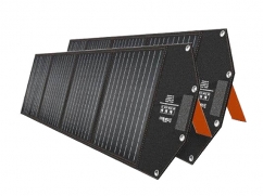 Twee draagbare zonnepanelen PV-100 - vermogen 2x 100 W - gewicht 2x 3,6 kg