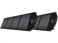 Twee draagbare zonnepanelen PV-220 - vermogen 2x 220 W - gewicht 2x 8,4 kg